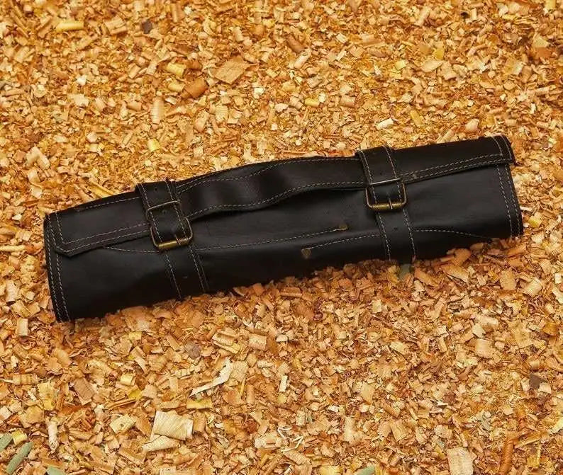 5-Piece Hand Forged Damascus Knife Set 55