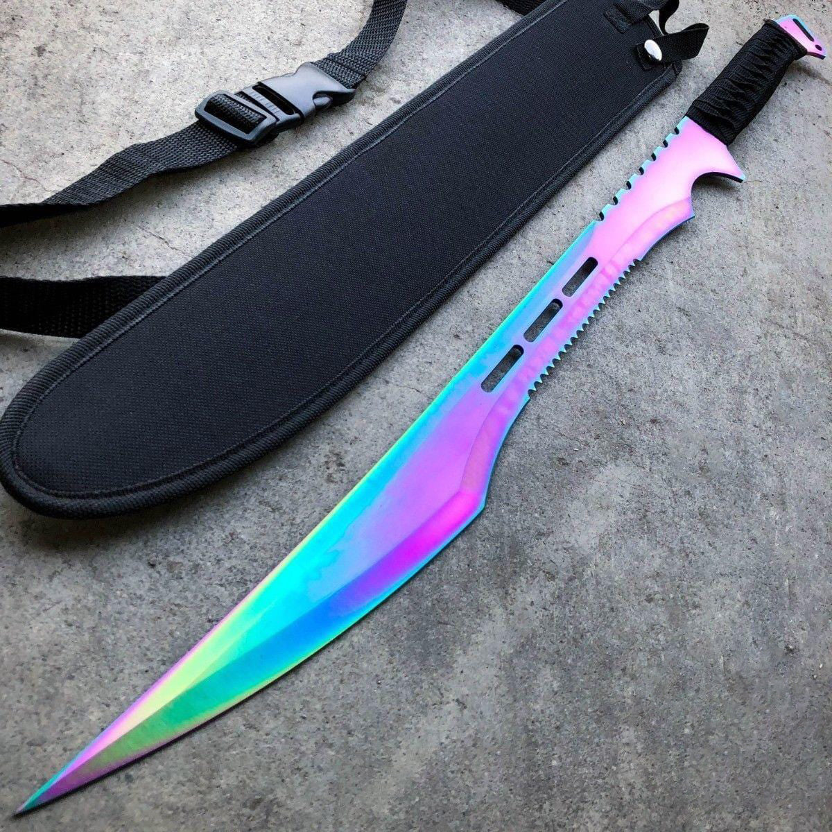 68.58cm Rainbow Ninja Sword Machete