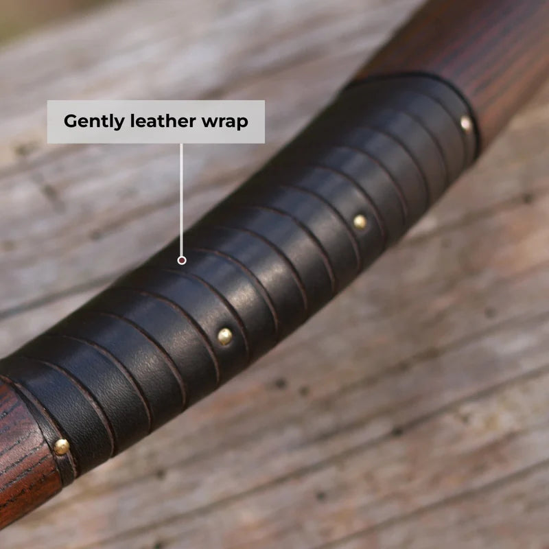 Viking Axe Svart Barbar – Hand-Forged with Carved Handle 6