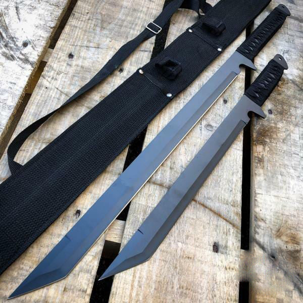 9PC Tactical Knife, Machete & Axe Set 1