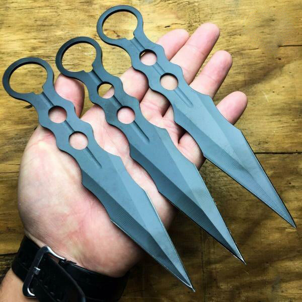 9PC Tactical Knife, Machete & Axe Set 6