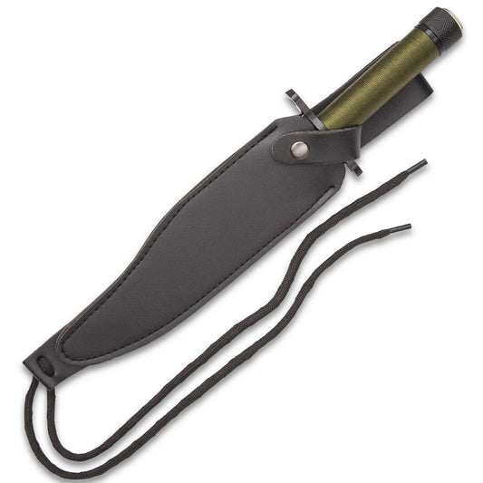 Amazon Jungle Hunter Survival Knife And Sheath 1