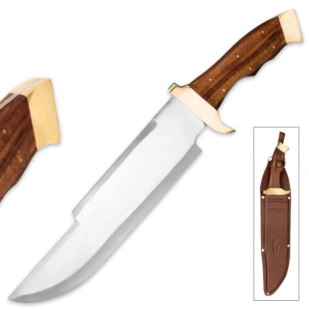 Big Foot Bowie Knife with Leather Sheath 2