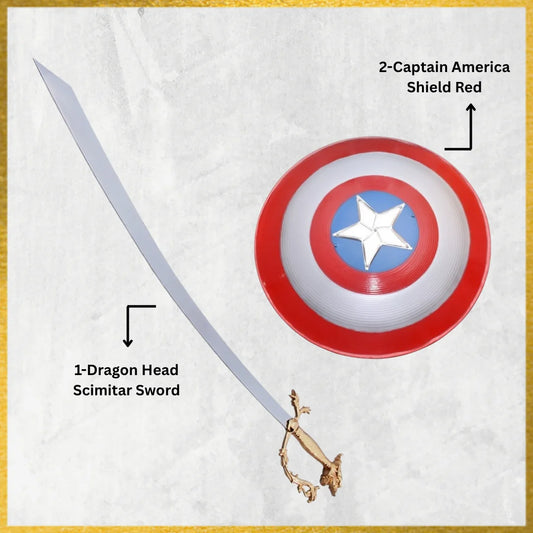 Captain America Shield and Belly Dance Sword