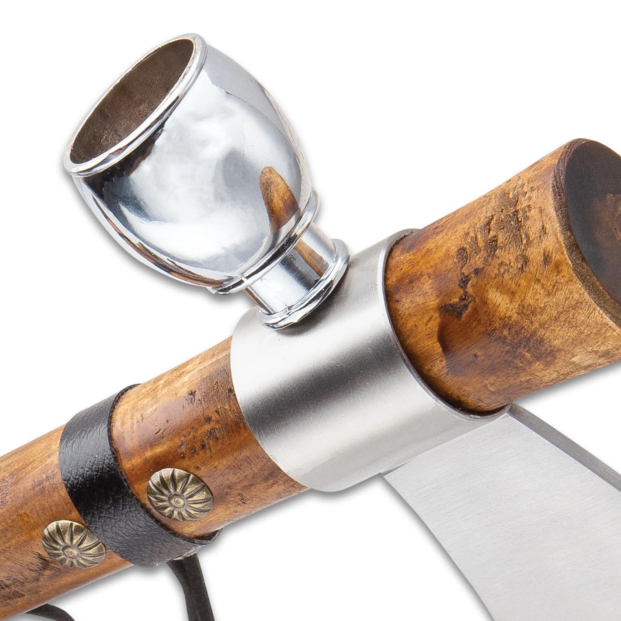 Chief's Ceremonial Tomahawk Pipe – 48.26cm Replica 1
