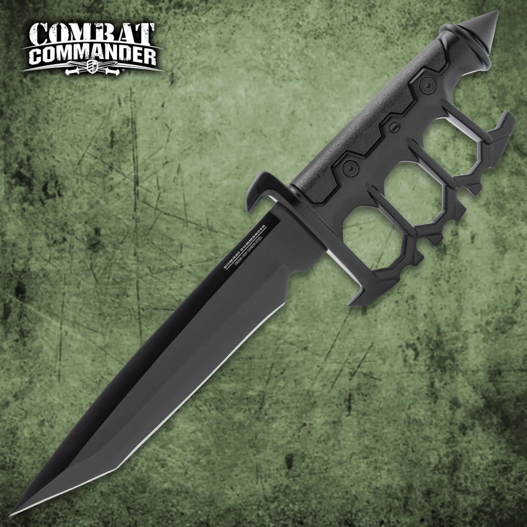 Combat Commander Trench Knife - Brass Knuckle