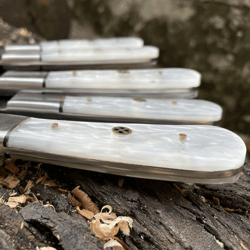 Custom Handmade Damascus BBQ Chef Knife Set 1