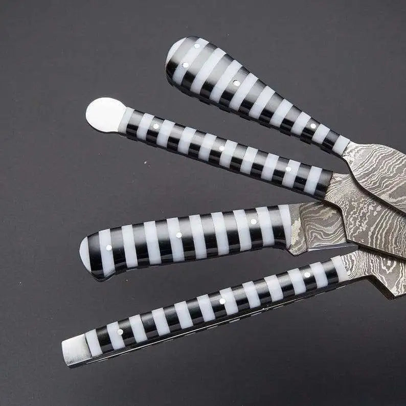 Damascus Multi-Use 4-Piece Kitchen Knife Set 2