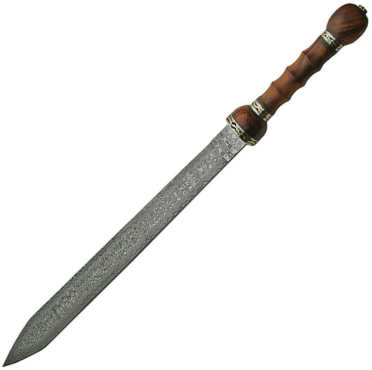 Damascus Steel Sword DM5003 Rosewood Handle