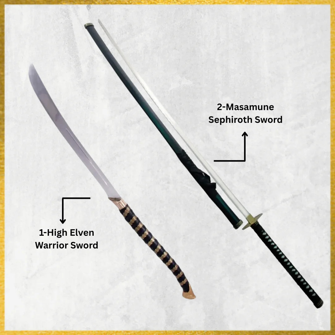 Elven Warrior Sword & Masamune Sephiroth Sword