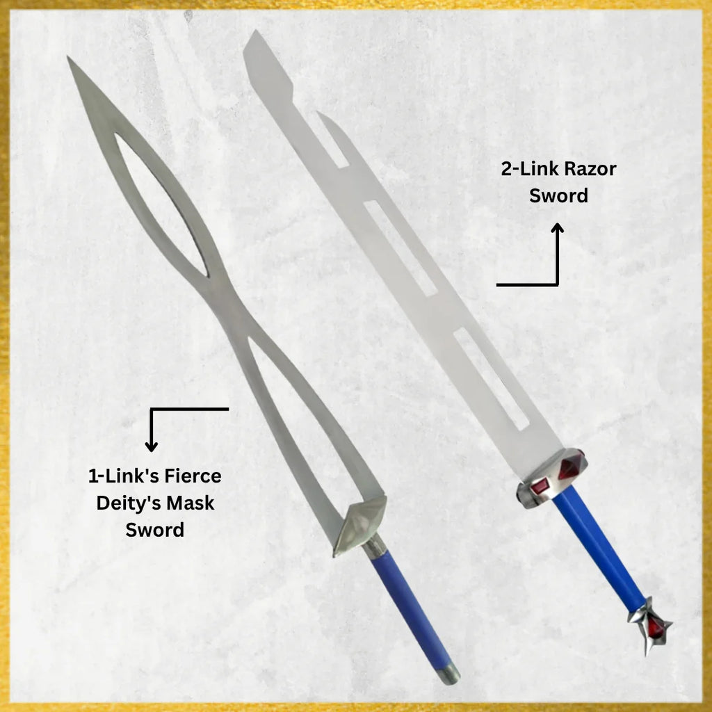 Fierce Deity Sword & Link Sword Set – Epic Zelda Replica Pair