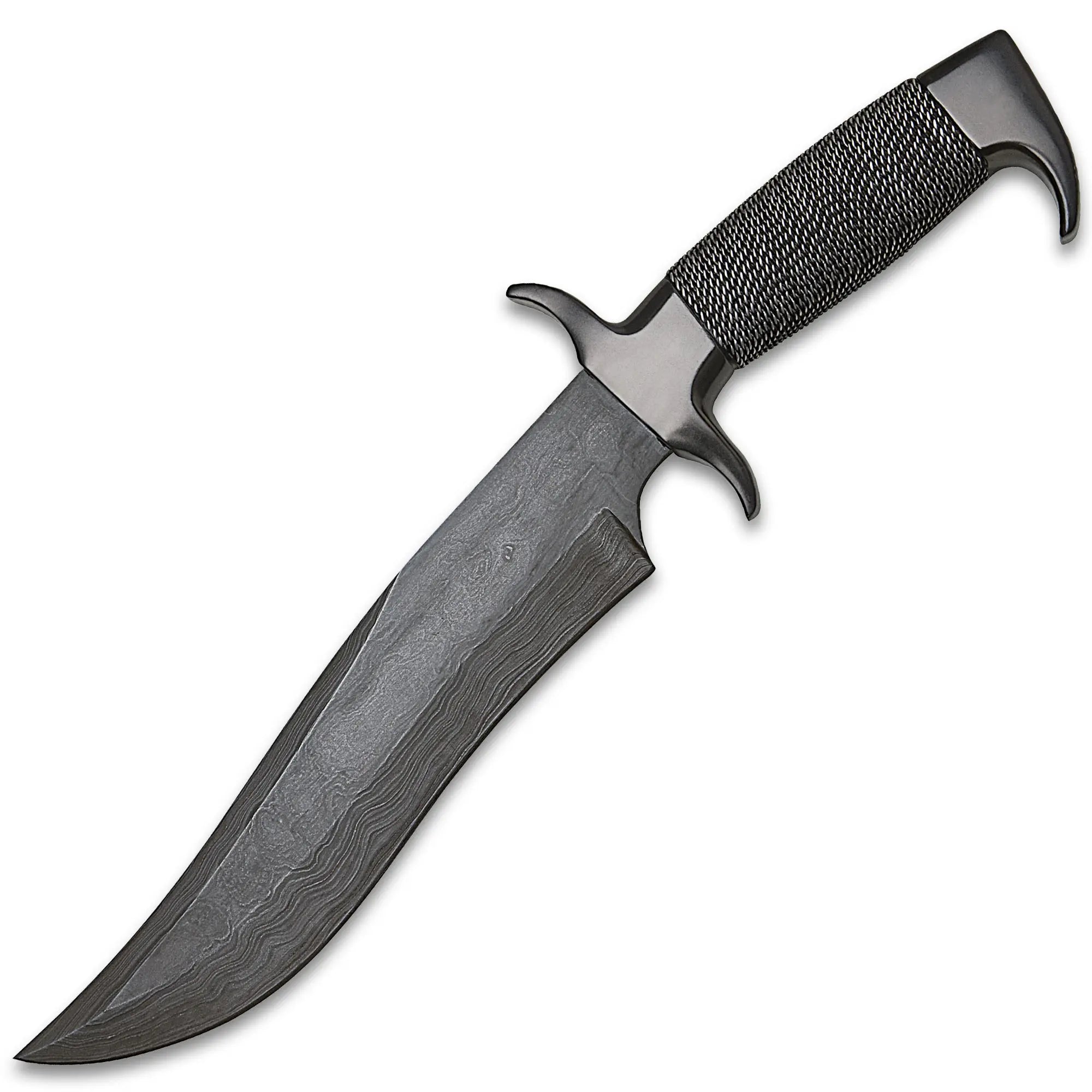 Gil Hibben Highlander Bowie Damascus 1