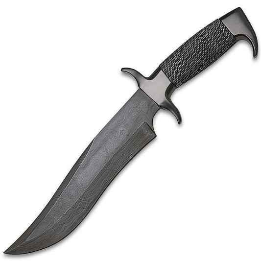 Gil Hibben Highlander Bowie Damascus 1