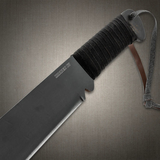Gil Hibben IV Machete with Leather Sheath 1