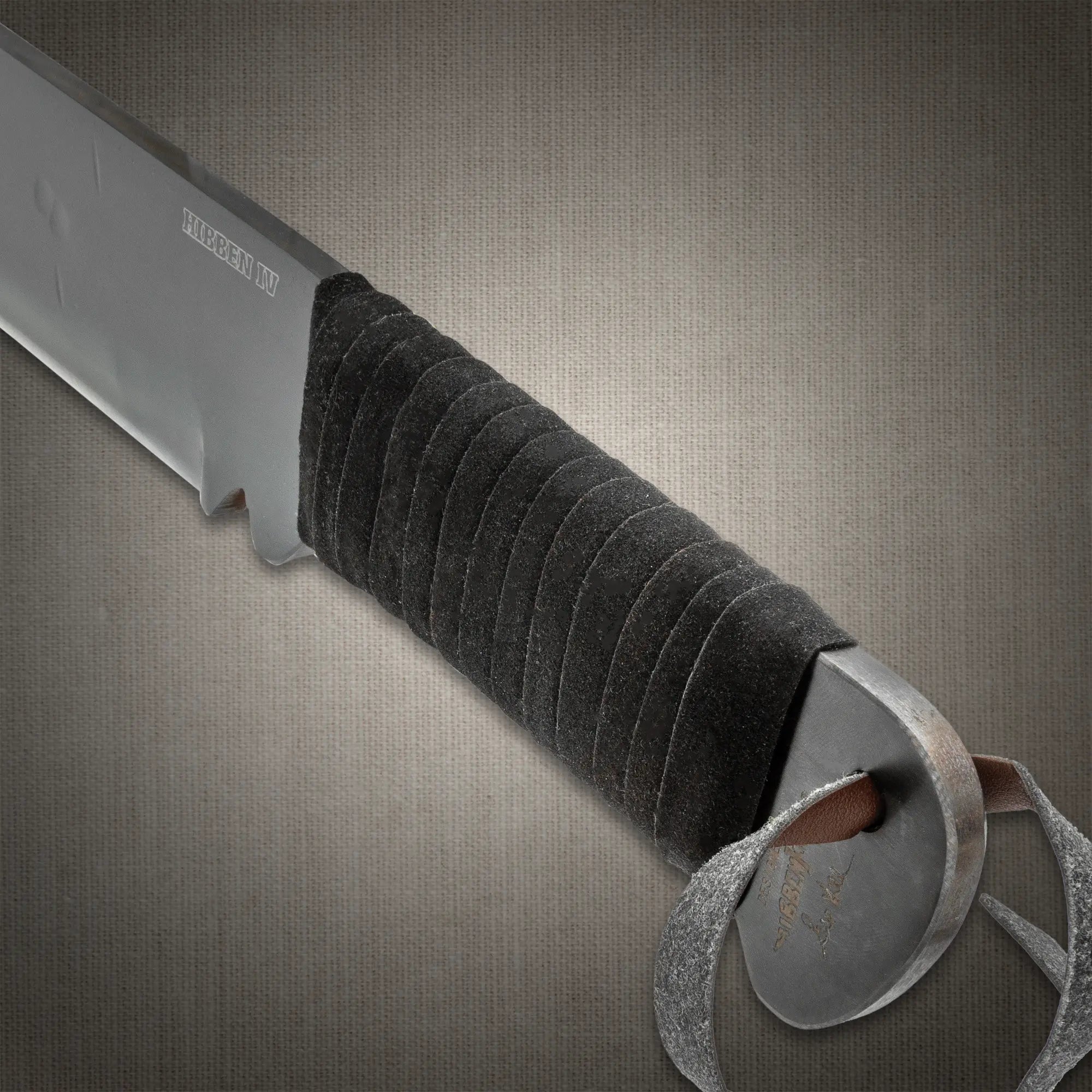 Gil Hibben IV Machete with Leather Sheath 3