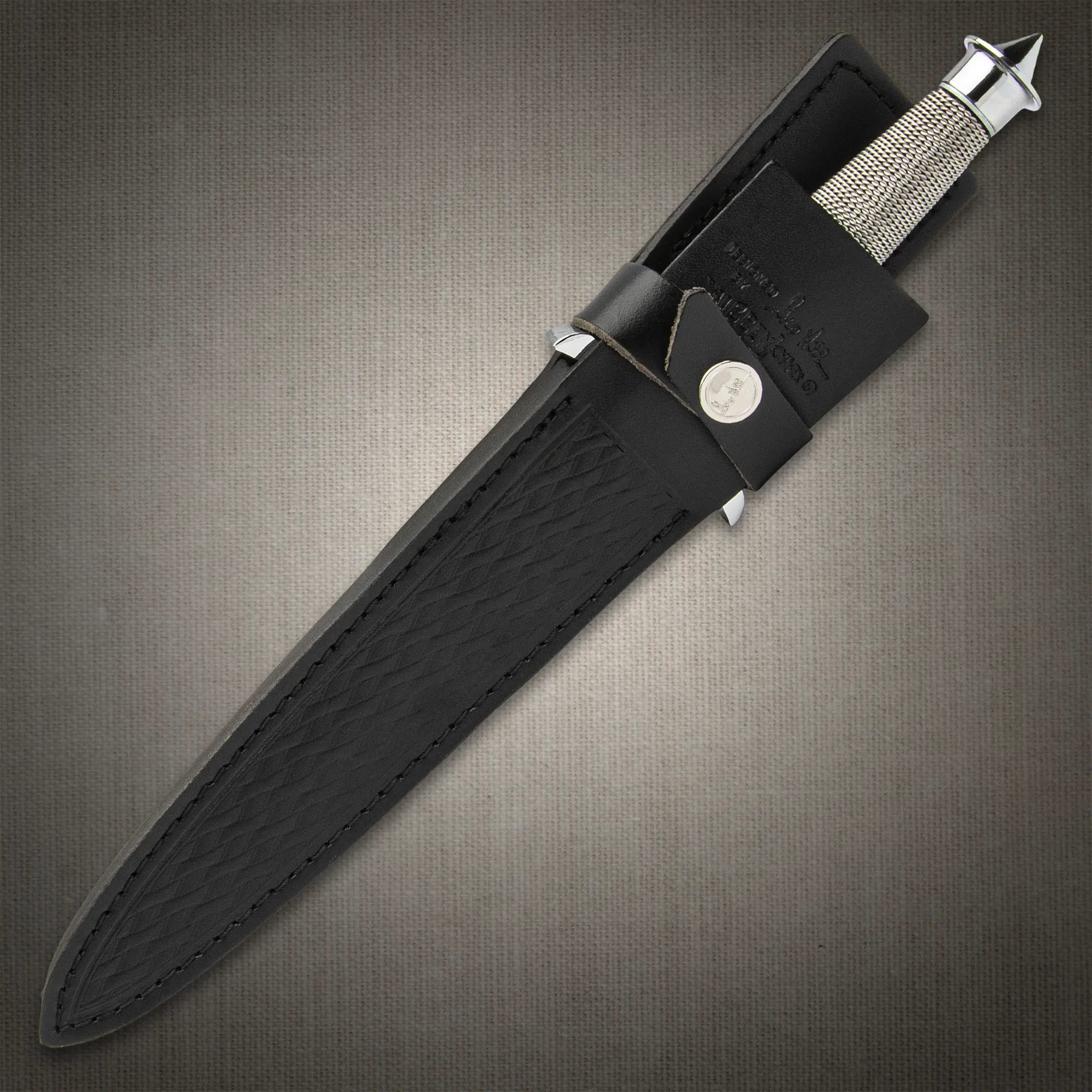 Gil Hibben Silver Shadow Knife Damascus 1