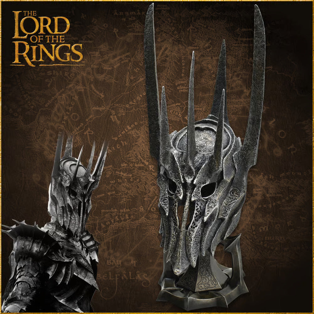 Half Scale Helm Of Sauron Replica - LOTR Collectible