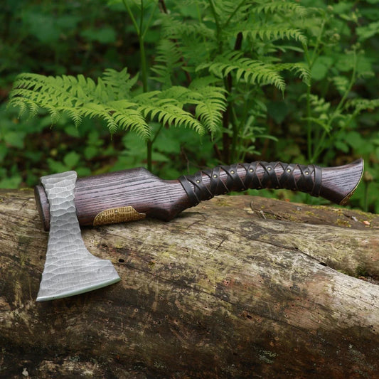 Hand Forged Viking Axe Veles 2