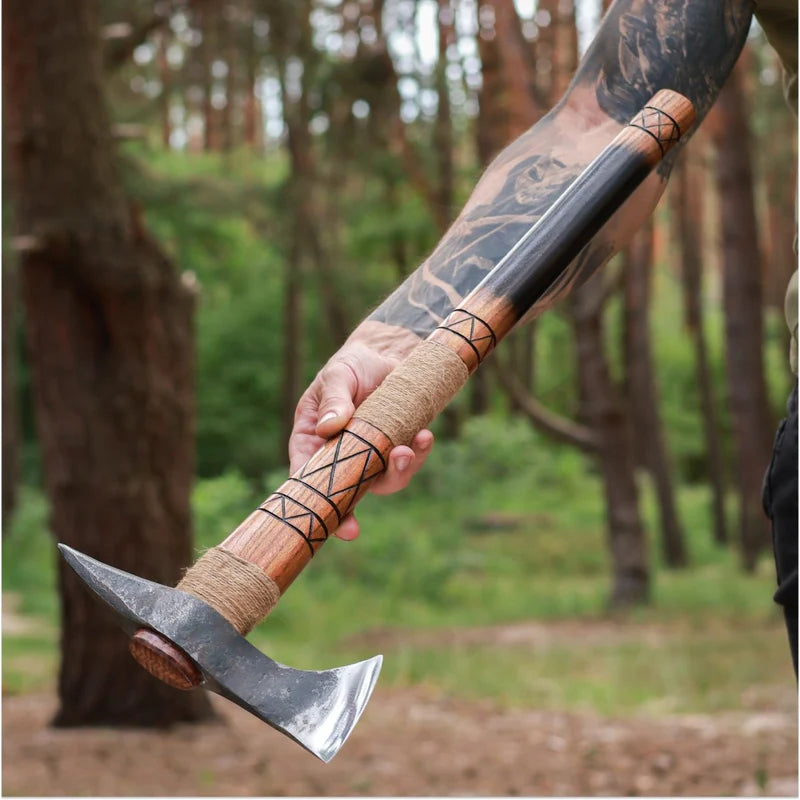 Hand-forged Gagegizhig tomahawk 2