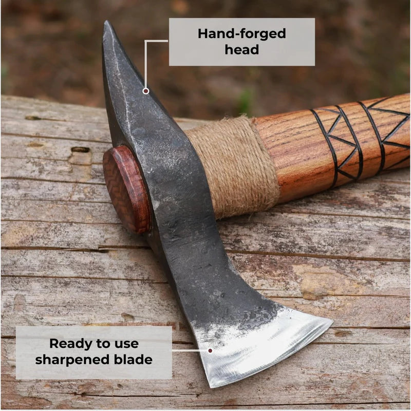 Hand-forged Gagegizhig tomahawk 4