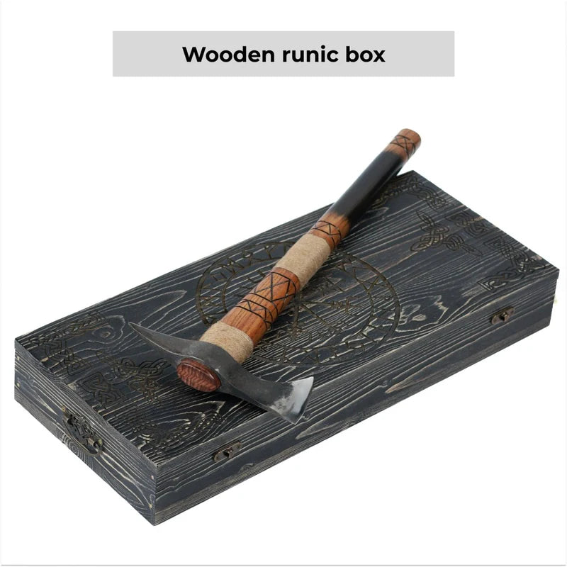 Hand-forged Gagegizhig tomahawk 9