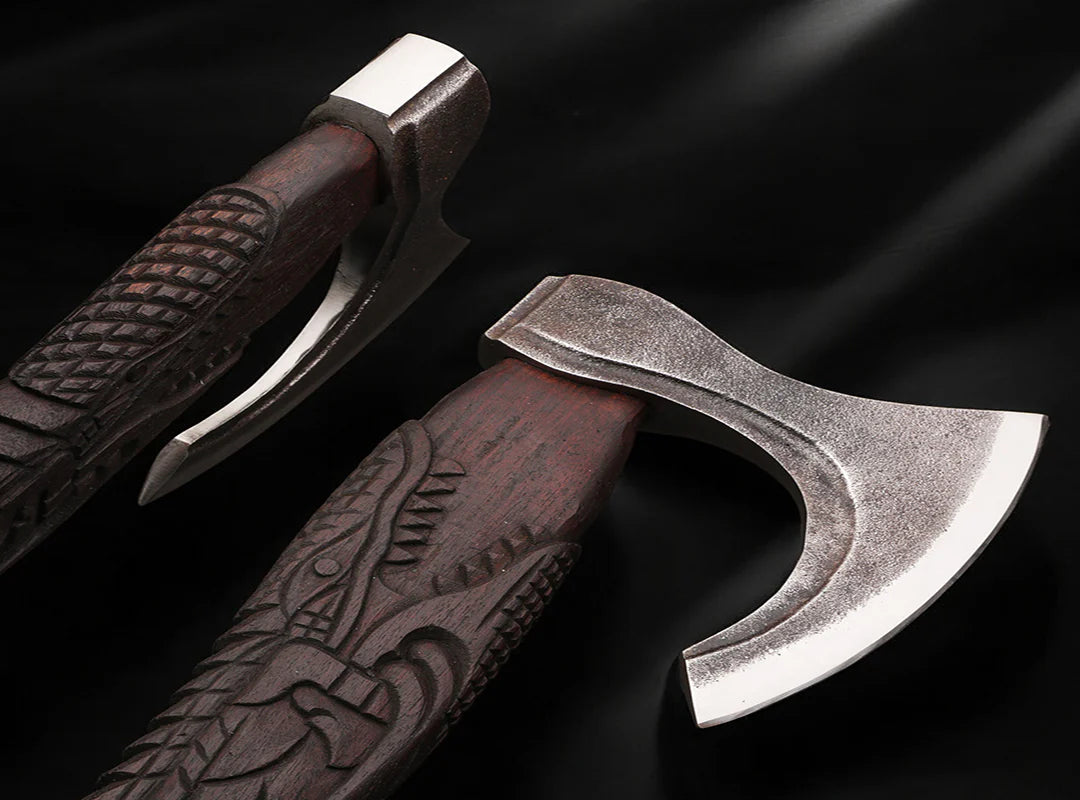 Handmade Carbon Steel Viking Axe Pro-Bello1440 5