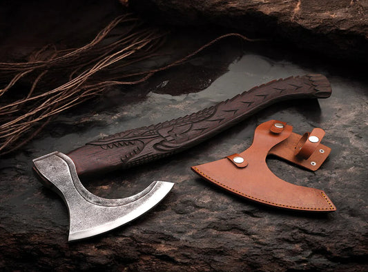 Handmade Carbon Steel Viking Axe Pro-Bello1440
