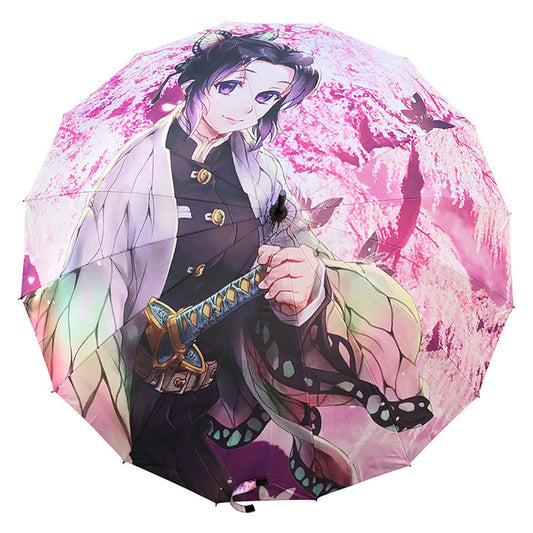 Shinobu Kocho's Lavender-Blue Nichirin Katana Umbrella