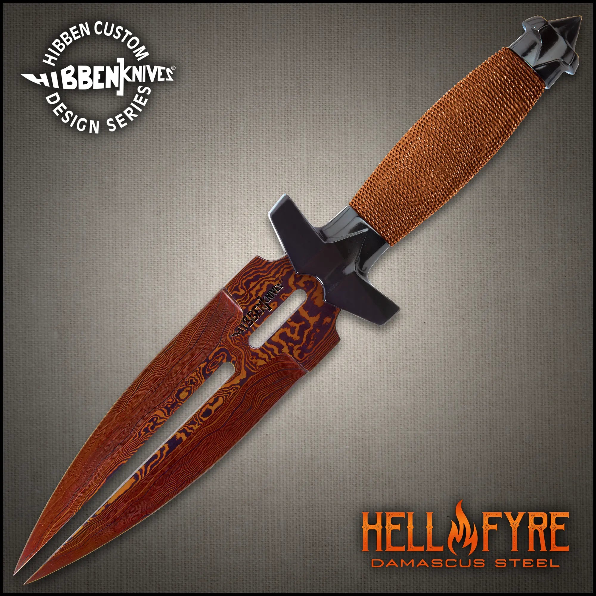 Hibben HellFyre Double Shadow Knife