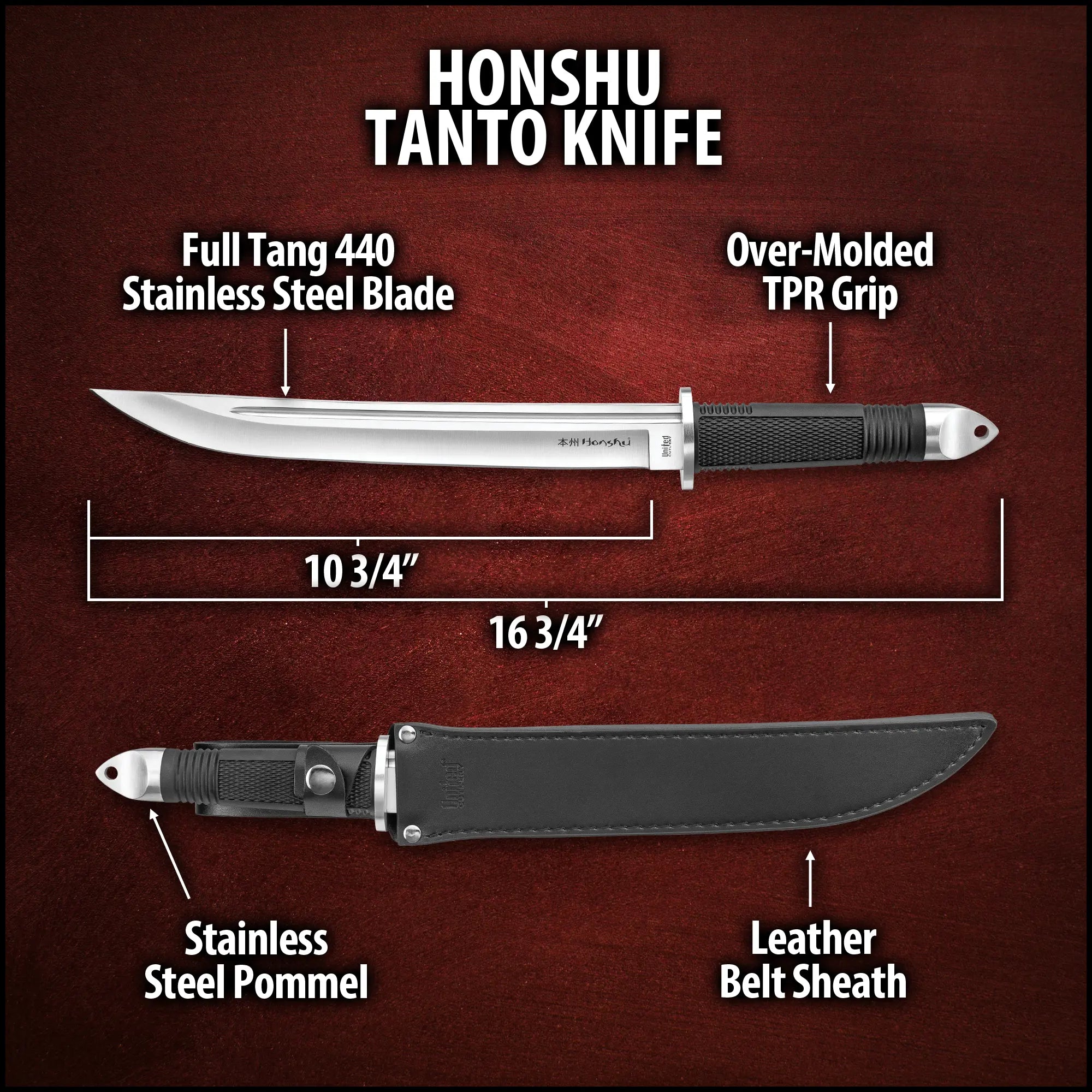 Honshu Tactical Tanto Knife 2