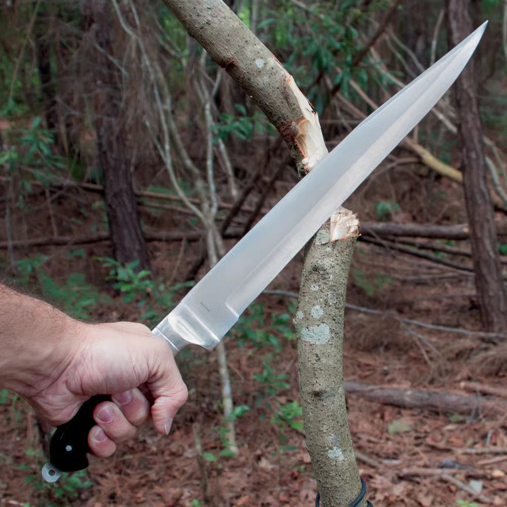 Khyber Bowie Knife with Leather Sheath 1