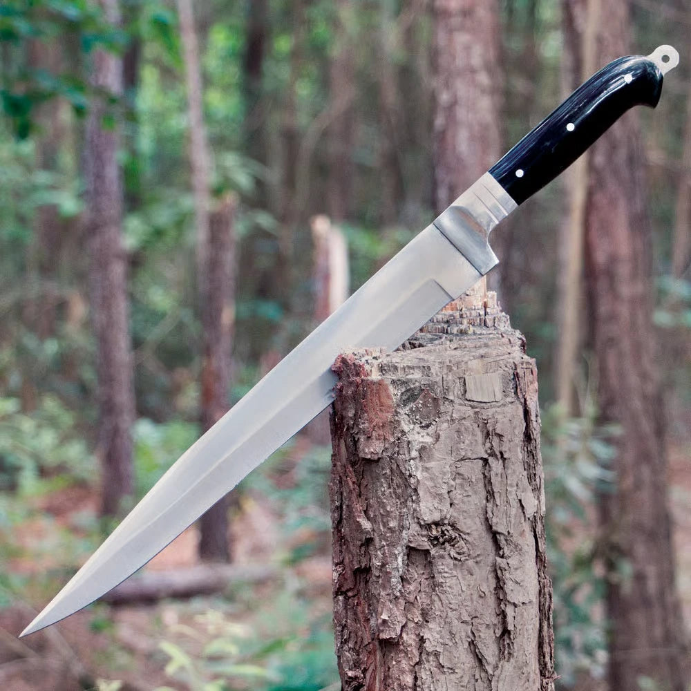 Khyber Bowie Knife with Leather Sheath 2