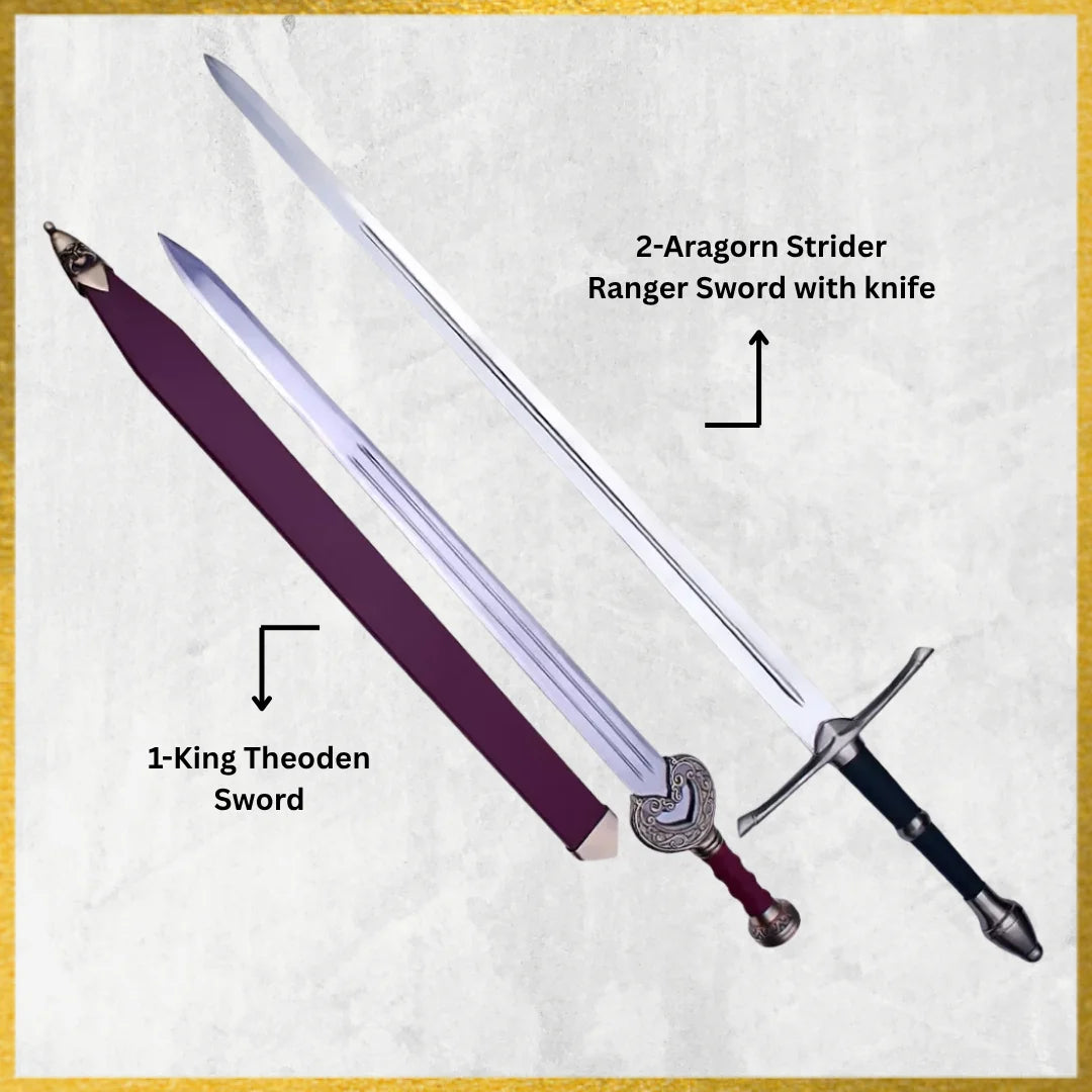 King Theoden Sword & Aragorn Strider Ranger Sword