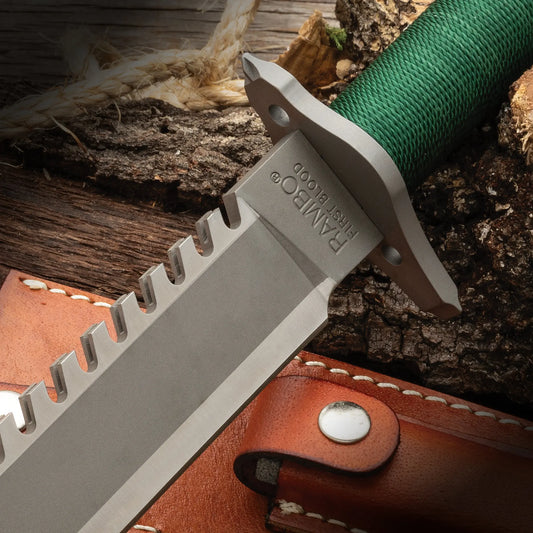 Licensed Rambo First Blood Fixed Blade Knife