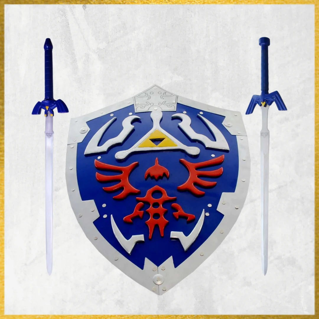 Link Master Shield With 2 Swords