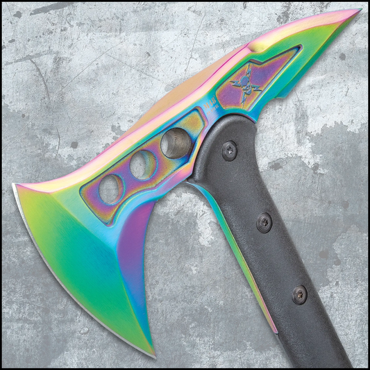 M48 Rainbow Tactical Tomahawk – 38.1cm Overall, 9.906cm Blade 1