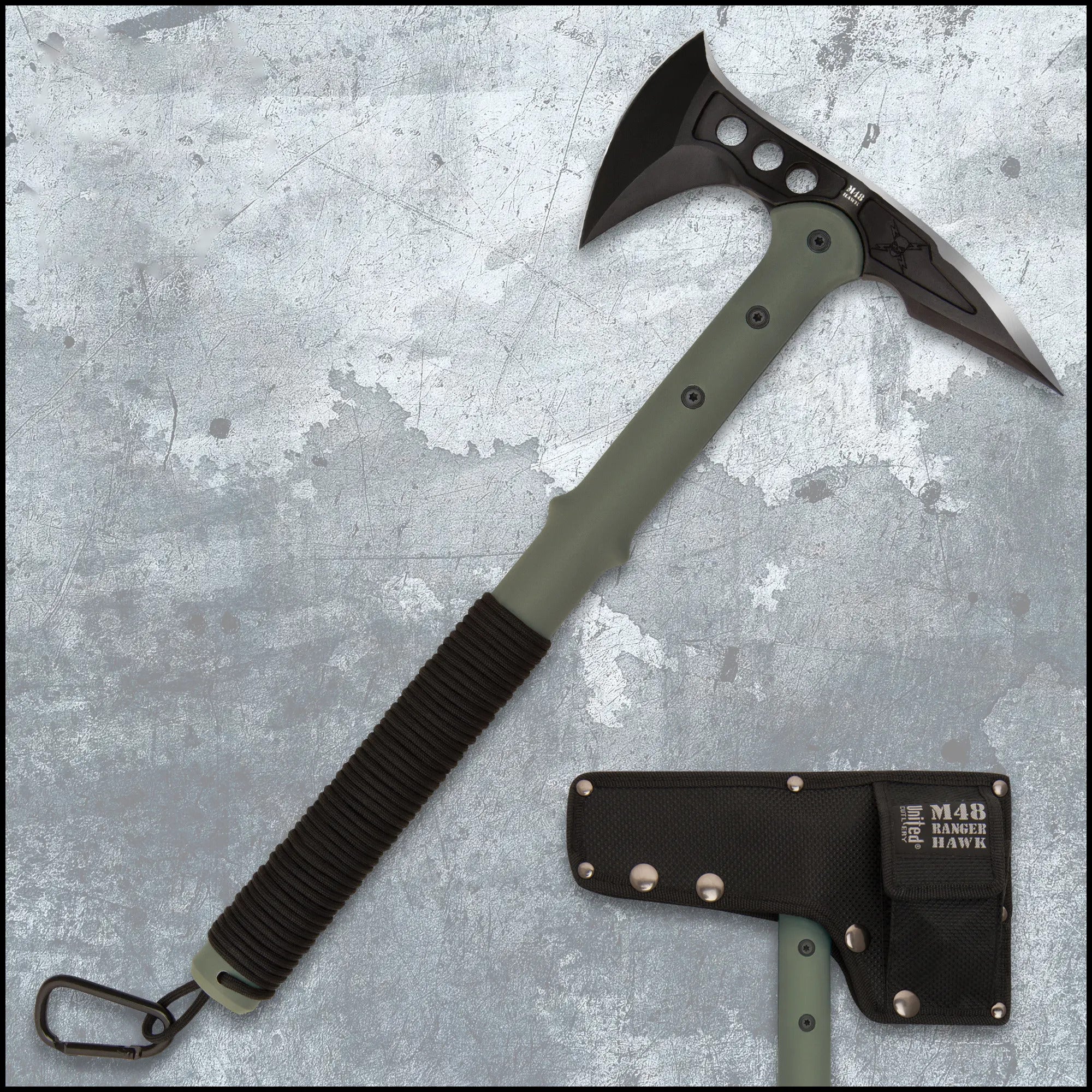 M48 Ranger Tomahawk Axe – 38.1cm Overall, 20.32cm Head w/ Compass