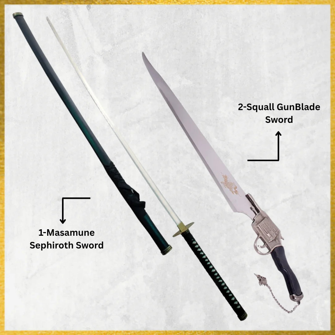 Masamune Sephiroth Sword & Squall Gunblade Sword