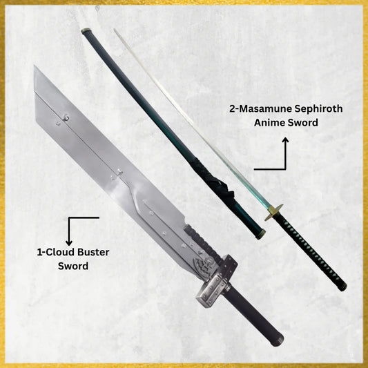 Masamune Sephiroth’s Sword & Cloud Fusion Buster Sword