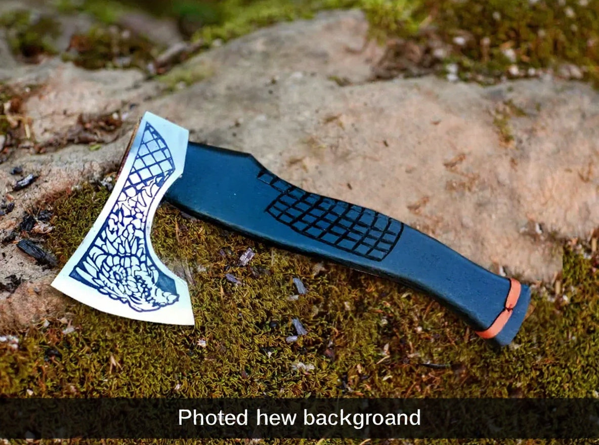 RA-234 Handmade Norse Dragon Mini Viking Axe