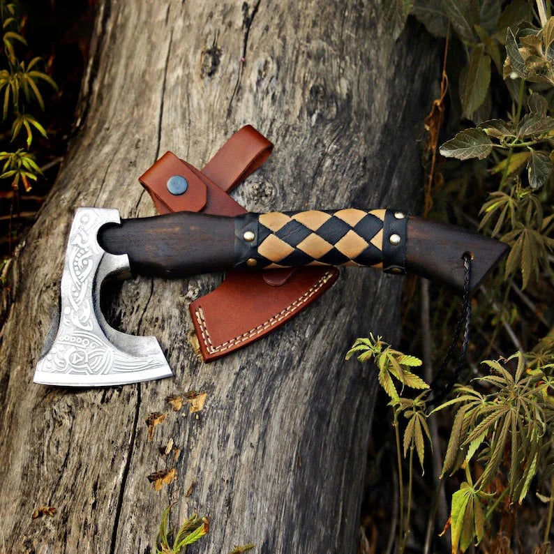 RA-245 Hand Forged Mini Viking Skeggox Axe 3