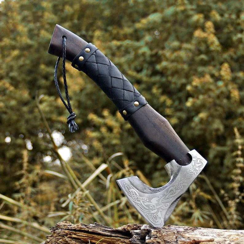 RA-246 Hand Forged Viking Skeggox Battle Axe 2