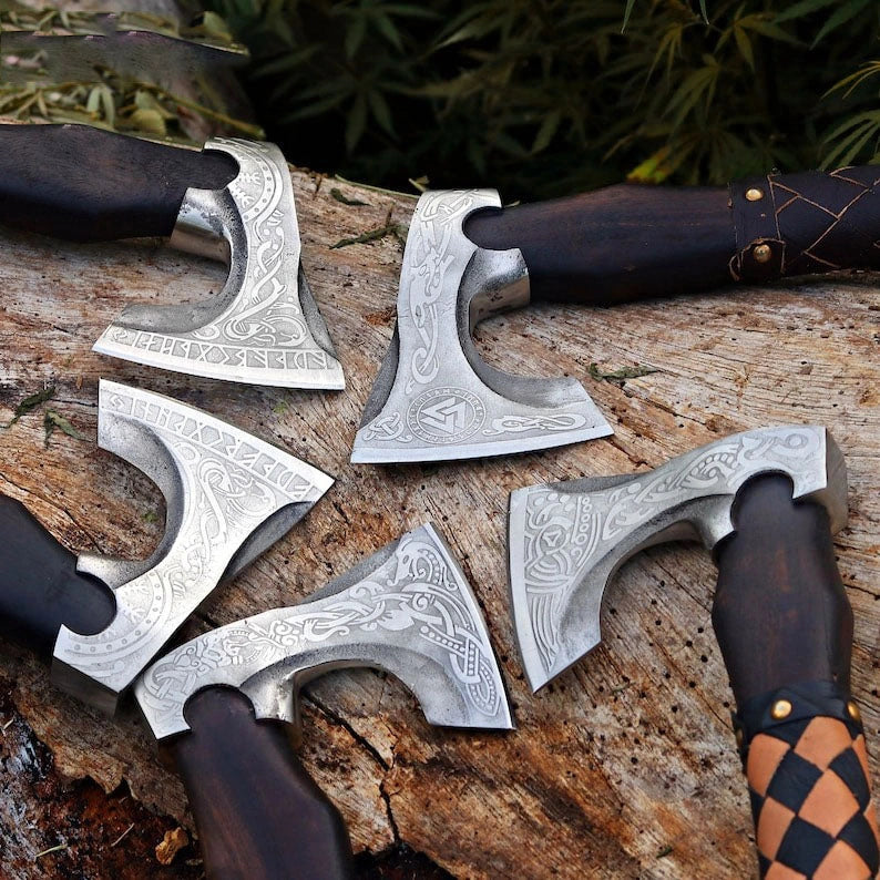 RA-247 Hand-Forged Viking Skeggox Battle Axe 2
