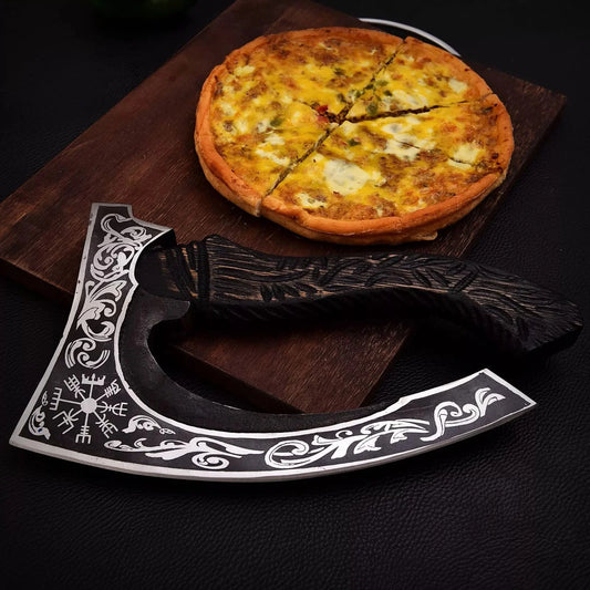 RA-272 Hand-Forged Helm of Awe Pizza Axe