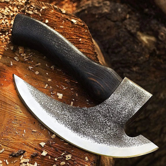 RA-273 Handmade High Carbon Steel Viking Pizza Axe 2