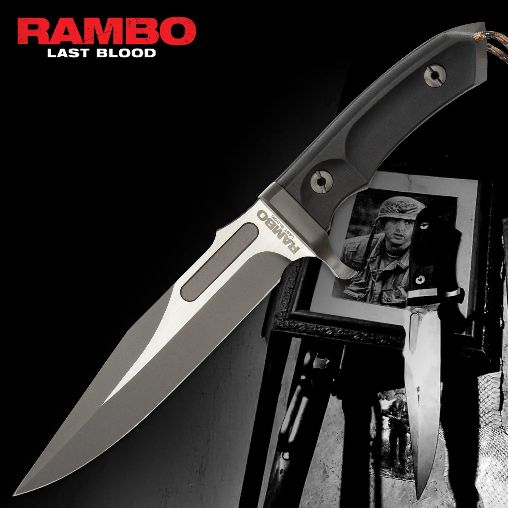 Rambo Last Blood Bowie Knife With Sheath