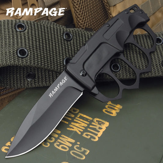 Rampage Trench Folding Knuckle Knife