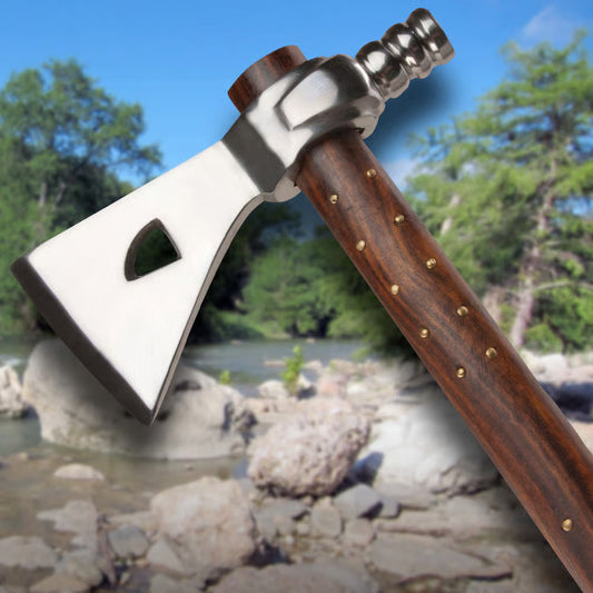 Replica Tribal Peace Pipe Tomahawk Axe 1