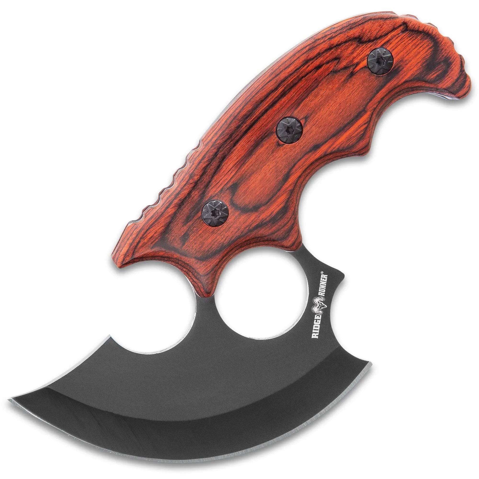 Ridge Runner Modified Ulu Knife with Sheath 4
