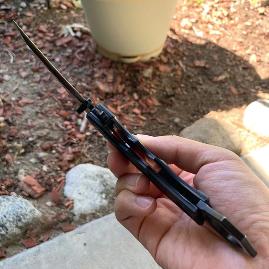 STEC Tactical Karambit Folding Knife with G10 Handle & Kydex Case 1